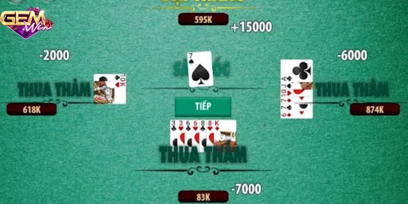 Các trường hợp tính điểm trong sâm lốc